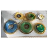 WEED TRIMER STRING, TORCH, HACK SAW & MISC. TOOLS