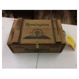 REMINGTON wood ammo box