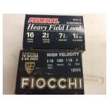 (39)+/- 16 Ga. 2 3/4" Shotshells