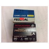 (14)+/- 20 Ga. 3" & (21) 20 Ga. 7/8" Shotshells