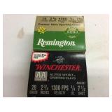 (31)+/- 28 Ga. 2 3/4" Shotshells