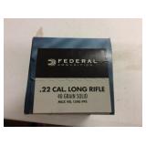 (500) Rnds. Of FEDERAL .22 LR (NEW)