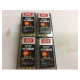 (165)+/- Rnds. Of CCI 17 HMR