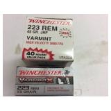 (53)+/- Rnds. Of .223 WIN