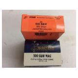 (20) Rnds. Of 500 S&W (NEW)