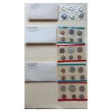 US Mint Sets, 1965 Special Mint set. 1968, 1969