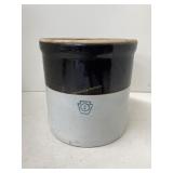 Two tone #2 stoneware crock