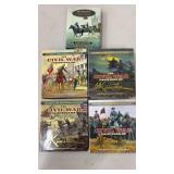 Civil War books, HB, 4 vols