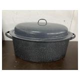 Granite Roaster /Lid. 20 In Long