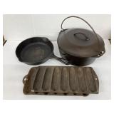Cast Iron Wagner 1050 D, #8 Dutch Oven Plus