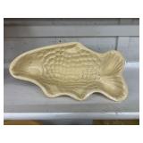 Yellow Ware Fish Serving Dish or Mold