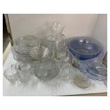 Pressed Glass Pieces. One Princess House