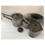 Gray Granite Pots