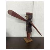 Vintage American Folk Art Whirligig. 17 In Tall