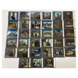 Antique Magic Lantern Slides. China/America