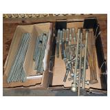 Misc threaded rods and large bolts