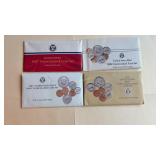 US Mint Sets, 1987, 1988, 1989, 1990