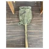 US Military Folding Shovel /Canvas Case