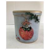Arlis Krammes Clay work Christmas  on Crock