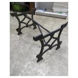 Antique cast iron stove base 21' x 15' x 13'T