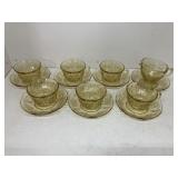 Yellow Federal Depression Glass