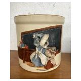 Clay Decorated Crock by Arlis Krammes