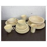 Fiesta Dinnerware Classic Rim Set in Beige