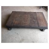 HD iron frame industrial 4 wheel dolly cart