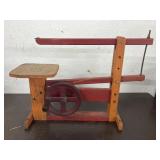 Vintage Hand Crank Scroll Saw. 17 in long