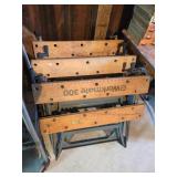 3 Black& Decker work bench clamping system.