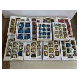 Christmas glass ornaments