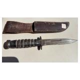 Kutmaster sheath knife w/6 in blade