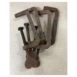 Hand Forged Quilters Clamps. 5 In.