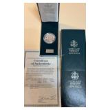 1990 US Eisenhower Centennial Silver Dollar