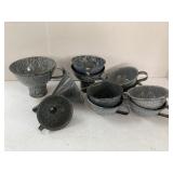 Gray Granite Ware Cups & Funnels