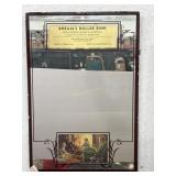 Rheamï¿½s Roller Rink Advertising Mirror 11 x 16