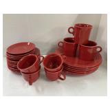 Red Fiesta Ware. Homer Laughlin Company