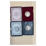 2-1982 US Commemorative half dollars