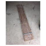 Expanding painters scaffold plank 6' to 10'