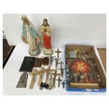 Religious Books, Statues, Crosses, More