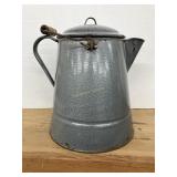 Granite Ware Coffee Pot. 12 In Tall