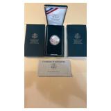 1990 US Eisenhower Centennial silver dollar