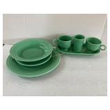 Green Fiesta-Like Dishes.