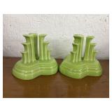 Homer Laughlin Fiesta Pyamid Candle Holders