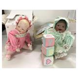 Ashton-Drake Galleries Dolls. Shawna & Lindsey