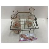 Metal Milk Bottle Carrier. Juniata/Duncan & Herr