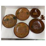 Foltz Pottery Plates Made for Doneckerï¿½s Ephrata