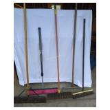 5 push brooms