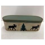 Arlis Krammes Stenciled Box 16 In Long