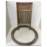 Primitives-National No.430 washboard & 3 wooden